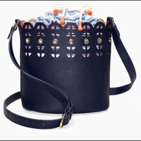 Stella & Dot Marin Bucket Crossbody Bag - Picture 2 of 16